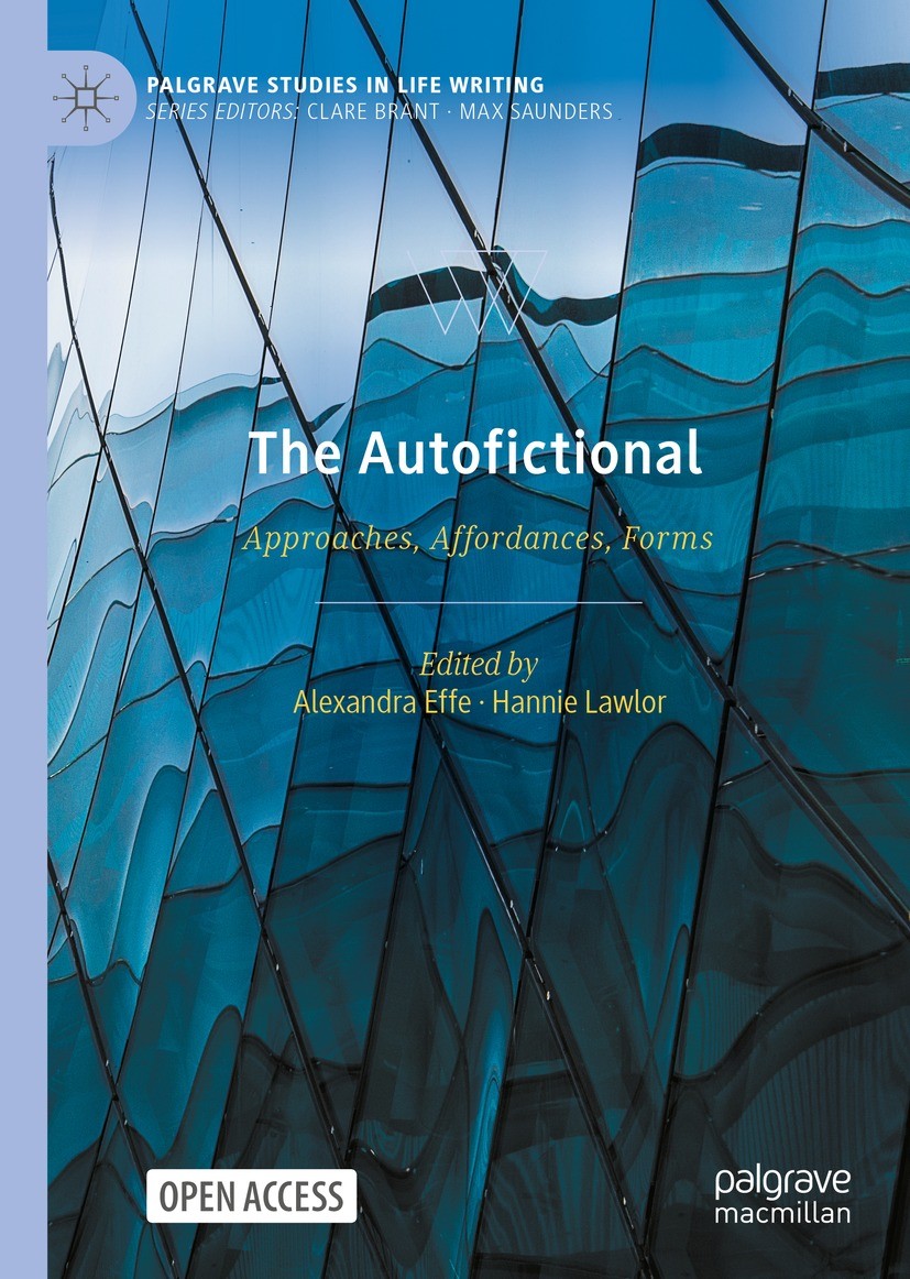 The cover of a book, The Autofictional