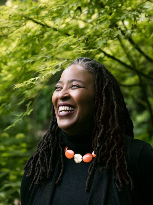 Portrait of the writer Camille Dungy