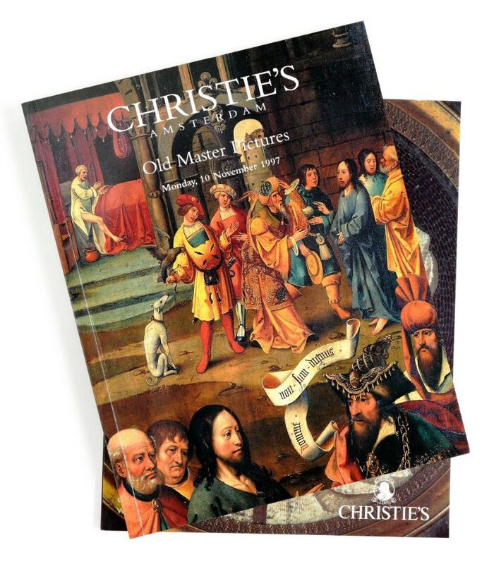 Christies auction catalogue, November 1997. The cover features Old Masters Pictures.