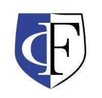 Logo for fagutvalget for filosofi. Bokstaven F i et våpenskjold.