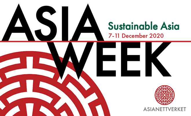 Asia week, sustainable asia 7-11 December 2020, conference logo