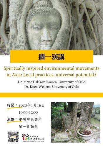 poster, buddha, Spiritually inspired environmental movements in Asia: Local practices, universal potential?