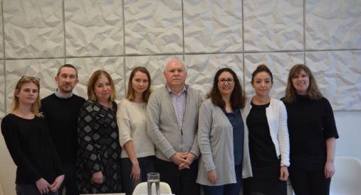 L-R: Louise Chandelier, Sébastien Lucas, Ingvild Nistov, Oksana Bailleul, Mehmet-Ali Akinci, Emel Türker-van der Heiden, Yeşim Sevinç, Marte Nordanger