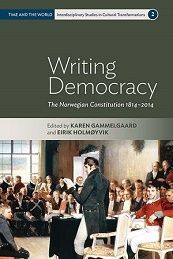 Bokdeksel for "Writing Democracy", som deltagerne i dette prosjektet har forfattet. 