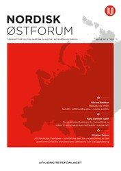 Bokforside som viser et utriss over Øst-Europa på rød bakgrunn. Foto