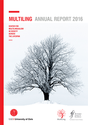 Cover of MultiLing's Annual Report 2016