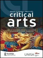 Critical Arts front page