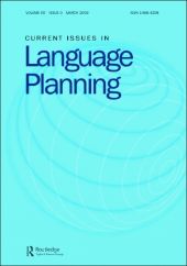Current Issues in Language Planning front page