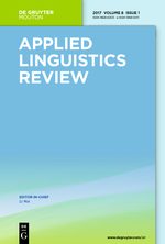 Applied Linguistics Review front page