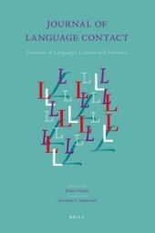 Journal of Language Contact: Evolution of Languages front page