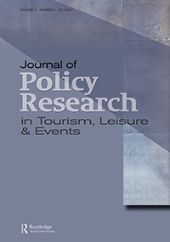 Journal of Policy Research in Tourism, Leisure and Events front page