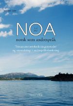 Cover of NOA journal