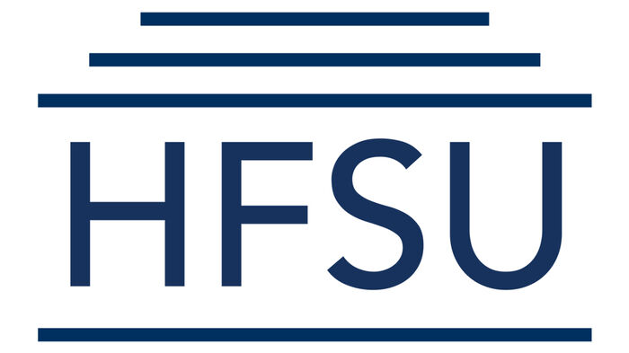 En logo hvor det står HFSU. Illustrasjon.
